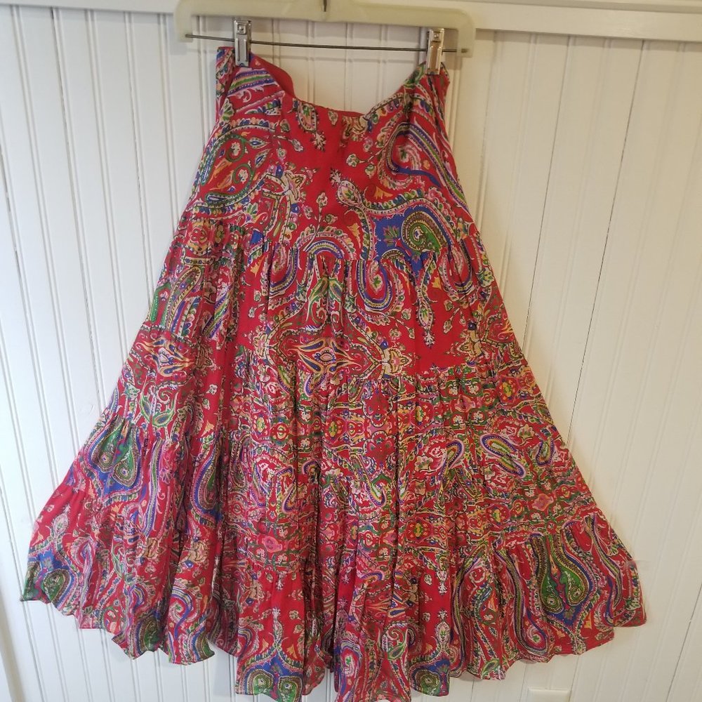 Pleated summer skirt  Ralph Lauren -  XS